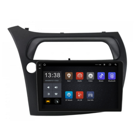 Navigatie Dedicata Honda Civic VII Hatchback (2006-2011), 9Inch, 8Gb Ram, 256Gb Stocare, Carplay [3]
