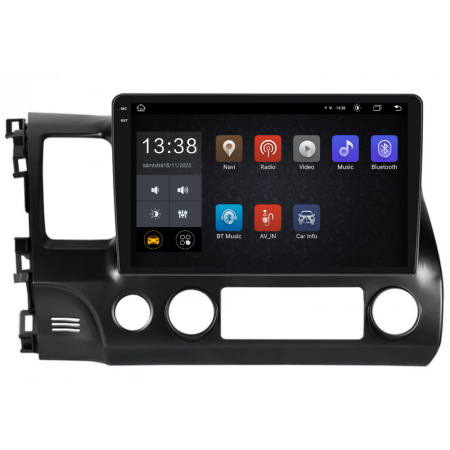 Navigatie Dedicata Honda Civic VIII Sedan (2006-2011),10Inch, 8Gb Ram, 256Gb Stocare, Carplay [3]