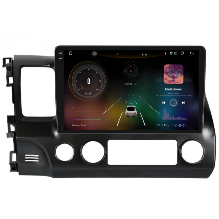 Navigatie Dedicata Honda Civic VIII Sedan (2006-2011),2K, 12Gb Ram, 256Gb Stocare, Carplay [1]
