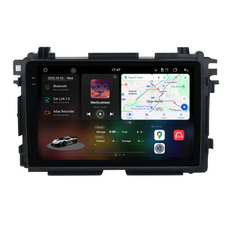 HR-V 2 (2014-2021) - Navigatie Dedicata Honda HR-V (2014-2021), 2K, 12Gb Ram, 256Gb Stocare, Carplay