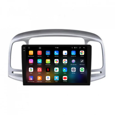 Navigatie Dedicata Hyundai Accent (2007-2012), 2K, 12Gb Ram, 256Gb Stocare, Carplay [2]