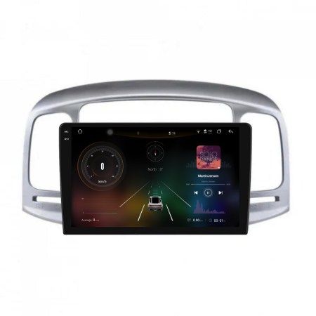 Navigatie Dedicata Hyundai Accent (2007-2012), 2K, 12Gb Ram, 256Gb Stocare, Carplay [1]