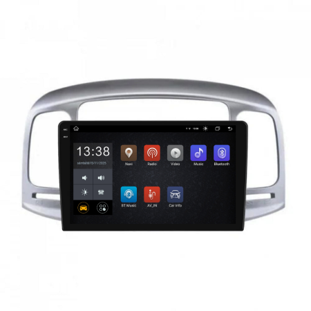 Navigatie Dedicata Hyundai Accent (2007-2012), 9Inch, 8Gb Ram, 256Gb Stocare, Carplay [3]