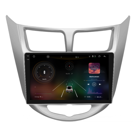 Navigatie Dedicata Hyundai Accent (2011-2016), 2K, 12Gb Ram, 256Gb Stocare, Android Auto, Carplay [1]