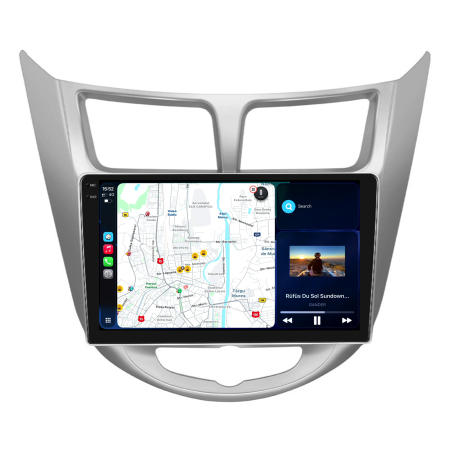 Navigatie Dedicata Hyundai Accent (2011-2016), 2K, 4Gb Ram, 64Gb Stocare, Android Auto, Carplay [1]