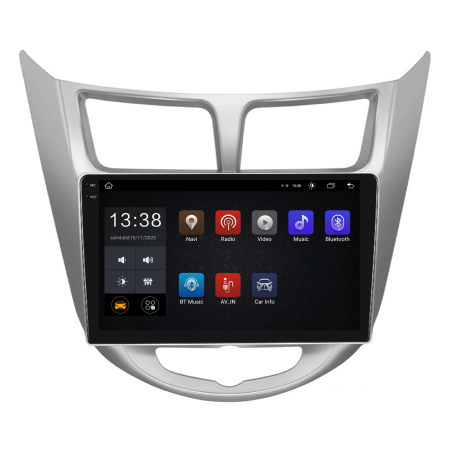 Navigatie Dedicata Hyundai Accent (2011-2016), 2K, 8Gb Ram, 256Gb Stocare, Android Auto, Carplay [3]
