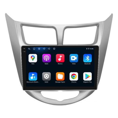 Navigatie Dedicata Hyundai Accent (2011-2016), 9 Inch, 2Gb Ram, 32Gb Stocare, Android Auto, Carplay [5]