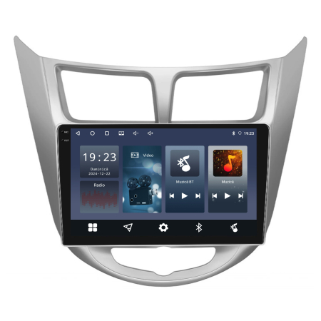 Navigatie Dedicata Hyundai Accent (2011-2016), 9 Inch, 2Gb Ram, 32Gb Stocare, Android Auto, Carplay [7]