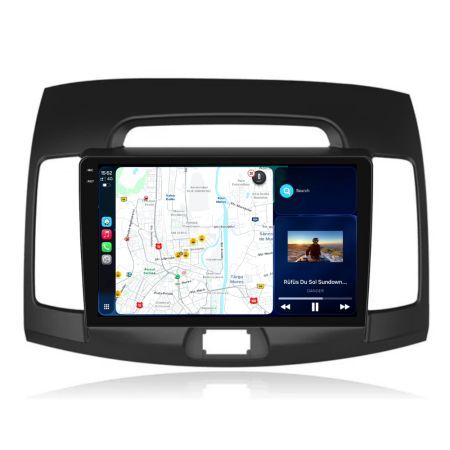 Navigatie Dedicata Hyundai Elantra (2006-2011),QuadCore, 9Inch, 4Gb Ram, 64Gb Stocare, Carplay [1]