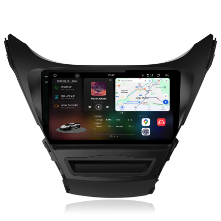 Elantra (2010-2016) - Navigatie Dedicata Hyundai Elantra (2010-2016), 2K, 12Gb Ram, 256Gb Stocare, Carplay