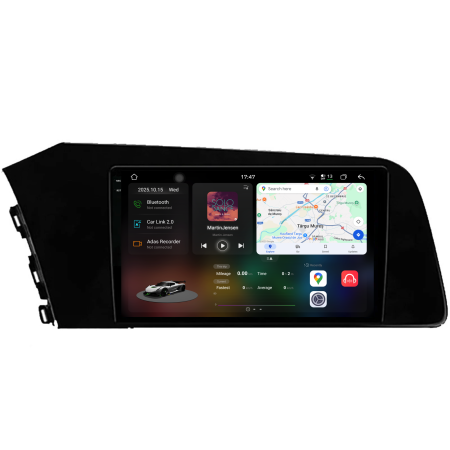 Elantra (2020-2025) - Navigatie Dedicata Hyundai Elantra (2020-2025), 2K, 8Gb Ram, 256Gb Stocare, Carplay - Copie