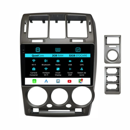 Getz (2001-2011) - Navigatie Dedicata Hyundai Getz (2001-2011), 9Inch, 2Gb Ram, 32Gb Stocare, Carplay