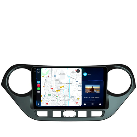 Navigatie Dedicata Hyundai I10 (2013-2017),QuadCore, 9Inch, 4Gb Ram, 64Gb Stocare, Carplay [1]