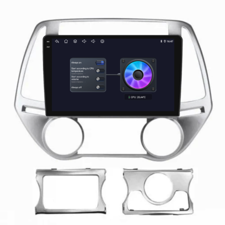 Navigatie Dedicata Hyundai I20 (2011-2015), 9Inch, 2Gb Ram, 32Gb Stocare, Carplay [8]