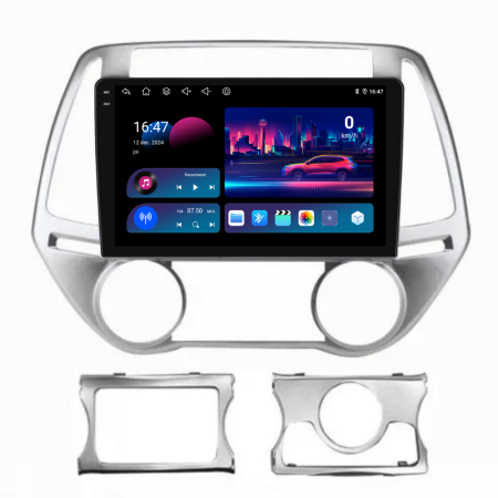 Navigatie Dedicata Hyundai I20 (2011-2015), 9Inch, 4Gb Ram, 64Gb Stocare, Carplay [3]
