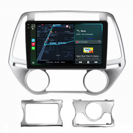 Navigatie Dedicata Hyundai I20 (2011-2015), 9Inch, 6Gb Ram, 128Gb Stocare, Carplay [1]