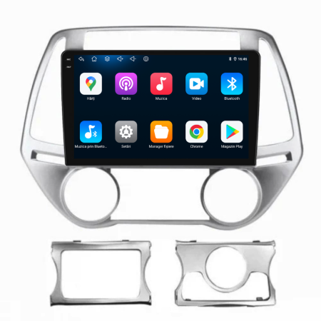 Navigatie Dedicata Hyundai I20 (2011-2015), 9Inch, 6Gb Ram, 128Gb Stocare, Carplay [4]