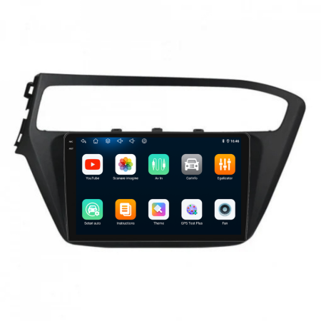 Navigatie Dedicata Hyundai I20 (2014-2020), 9Inch, 4Gb Ram, 64Gb Stocare, Carplay [5]