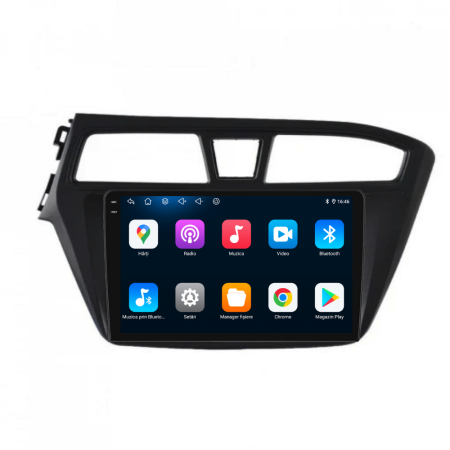 Navigatie Dedicata Hyundai I20 (2014-2020), 9Inch, 6Gb Ram, 128Gb Stocare, Carplay [4]
