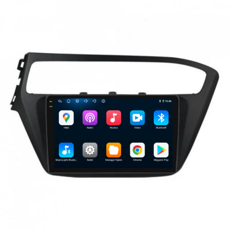 Navigatie Dedicata Hyundai I20 (2014-2020),QuadCore, 9Inch, 4Gb Ram, 64Gb Stocare, Carplay [4]