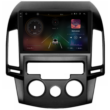 Navigatie Dedicata Hyundai I30 (2007-2012), 2K, 12Gb Ram, 256Gb Stocare, Carplay, Clima manuala [1]