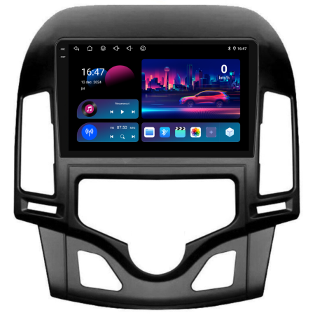 Navigatie Dedicata Hyundai I30 (2007-2012), 9Inch, 6Gb Ram, 128Gb Stocare, Carplay, Climatronic [3]