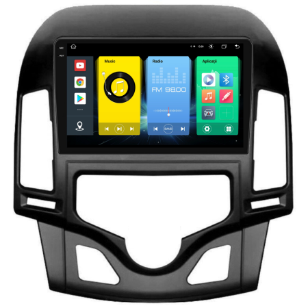 Navigatie Dedicata Hyundai I30 (2007-2012), 9Inch, 8Gb Ram, 256Gb Stocare, Carplay, Climatronic [6]