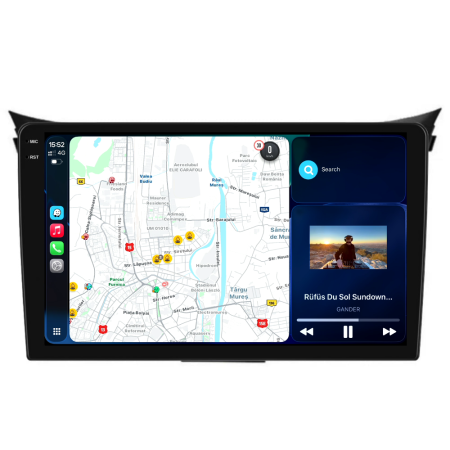 Navigatie Dedicata Hyundai I30 (2011-2015), 2K, 12Gb Ram, 256Gb Stocare, Carplay [3]