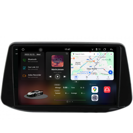 I30 (2017-2024) - Navigatie Dedicata Hyundai I30 (2017-2022), 2K, 12Gb Ram, 256Gb Stocare, Carplay