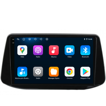 Navigatie Dedicata Hyundai I30 (2017-2022),QuadCore, 9Inch, 4Gb Ram, 64Gb Stocare, Carplay [4]