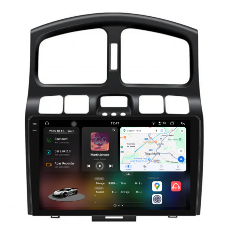 Santa Fe (2000-2006) - Navigatie Dedicata Hyundai Santa Fe (2000-2006), 2K, 12Gb Ram, 258Gb Stocare, Carplay