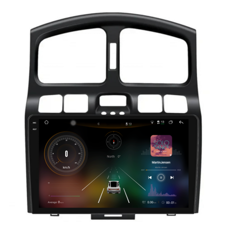 Navigatie Dedicata Hyundai Santa Fe (2000-2006), 2K, 12Gb Ram, 258Gb Stocare, Carplay [1]