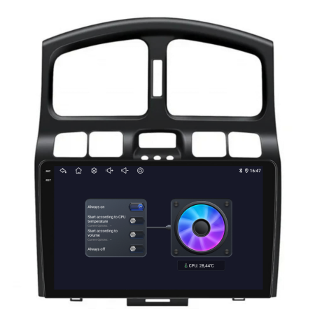 Navigatie Dedicata Hyundai Santa Fe (2000-2006), 2K, 4Gb Ram, 64Gb Stocare, Carplay [7]