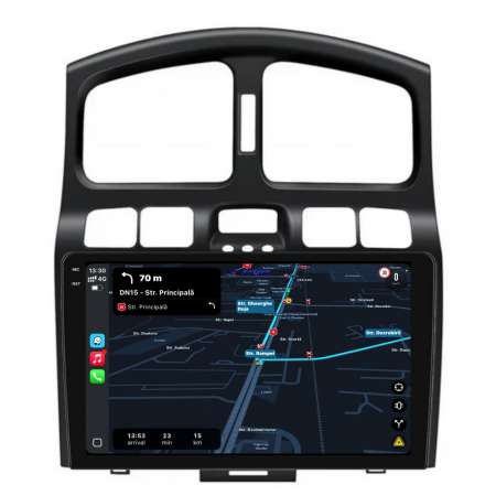 Navigatie Dedicata Hyundai Santa Fe (2000-2006), 2K, 4Gb Ram, 64Gb Stocare, Carplay [2]