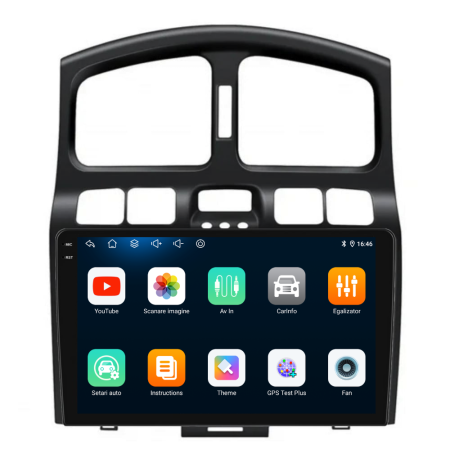 Navigatie Dedicata Hyundai Santa Fe (2000-2006),QuadCore, 9Inch, 4Gb Ram, 64Gb Stocare, Carplay [5]