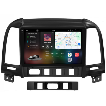 Santa Fe (2005-2012) - Navigatie Dedicata Hyundai Santa Fe (2005-2012), 2K, 12Gb Ram, 256Gb Stocare, Carplay
