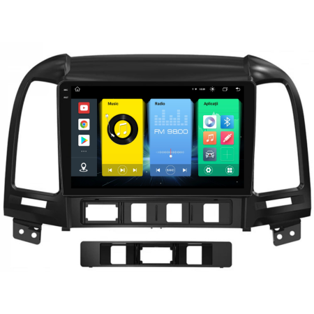 Navigatie Dedicata Hyundai Santa Fe (2005-2012), 2K, 8Gb Ram, 256Gb Stocare, Carplay [6]