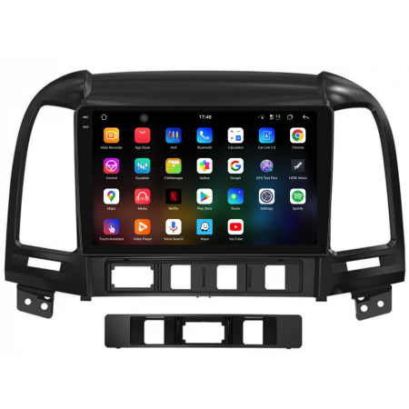 Navigatie Dedicata Hyundai Santa Fe (2005-2012), 2K, 12Gb Ram, 256Gb Stocare, Carplay [2]