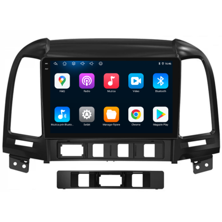 Navigatie Dedicata Hyundai Santa Fe (2005-2012), 9Inch, 4Gb Ram, 64Gb Stocare, Carplay [4]