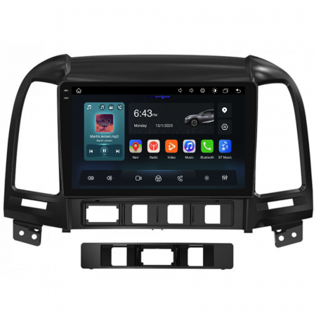 Navigatie Dedicata Hyundai Santa Fe (2005-2012),QuadCore, 9Inch, 4Gb Ram, 64Gb Stocare, Carplay [4]