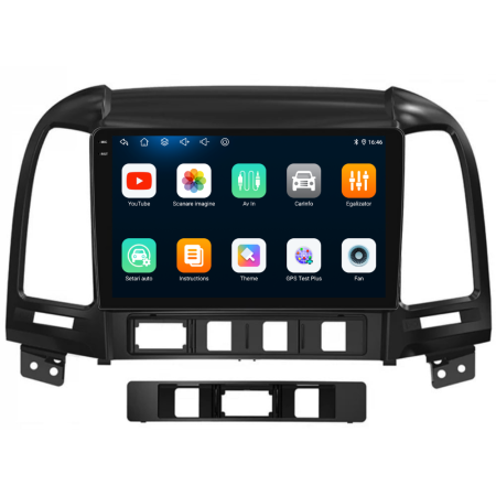 Navigatie Dedicata Hyundai Santa Fe (2005-2012),QuadCore, 9Inch, 4Gb Ram, 64Gb Stocare, Carplay [5]