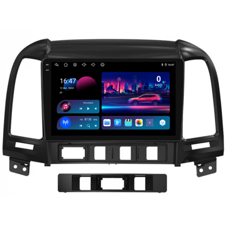 Navigatie Dedicata Hyundai Santa Fe (2005-2012),QuadCore, 9Inch, 4Gb Ram, 64Gb Stocare, Carplay [3]