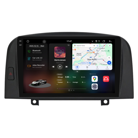 Sonata (2004 - 2008) - Navigatie Dedicata Hyundai Sonata (2004-2008), 2K, 12Gb Ram, 64Gb Stocare, Carplay
