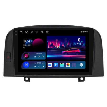 Navigatie Dedicata Hyundai Sonata (2004-2008), 9Inch, 6Gb Ram, 128Gb Stocare, Carplay [3]