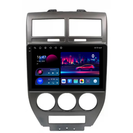 Navigatie Dedicata Jeep Compass (2006-2010), 2K, 4Gb Ram, 64Gb Stocare, Carplay [3]