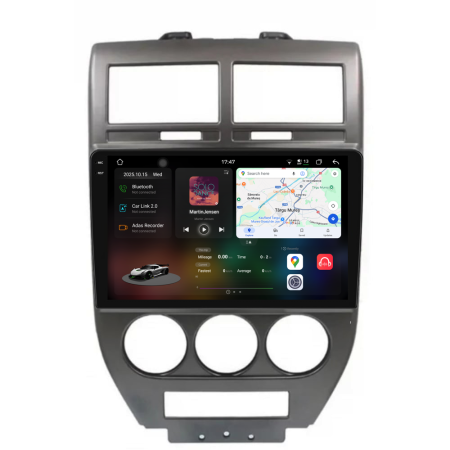Compass (2006-2010) - Navigatie Dedicata Jeep Compass (2006-2010), 2K, 12Gb Ram, 256Gb Stocare, Carplay