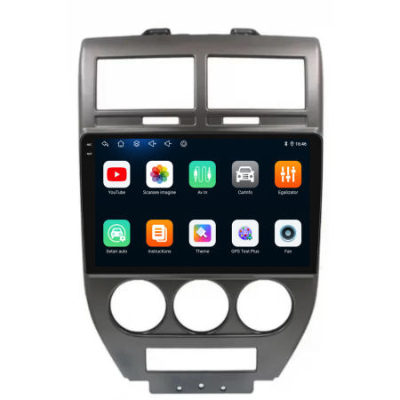 Navigatie Dedicata Jeep Compass (2006-2010), 9Inch, 6Gb Ram, 128Gb Stocare, Carplay [4]