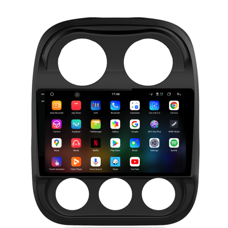 Navigatie Dedicata Jeep Compass (2010-2016), 2K, 12Gb Ram, 256Gb Stocare, Carplay [2]