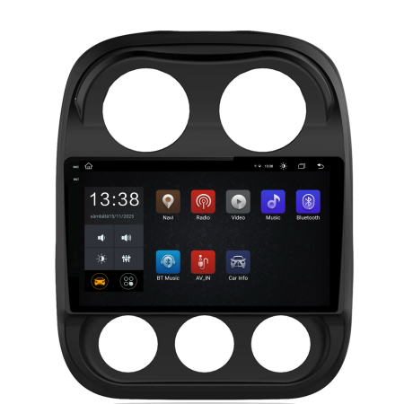 Navigatie Dedicata Jeep Compass (2010-2016), 2K, 4Gb Ram, 64Gb Stocare, Carplay [3]