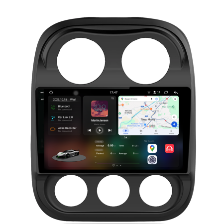 Compass (2010-2016) - Navigatie Dedicata Jeep Compass (2010-2016), 2K, 12Gb Ram, 256Gb Stocare, Carplay